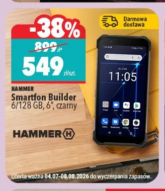 Smartfon Hammer Builder promocja w Biedronka Home