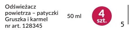 Odświeżacz powietrza - patyczki Gruszka i karmel promocja w Makro