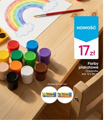 Farby plakatowe Astrino 12-pak 20 ml promocja w Pepco