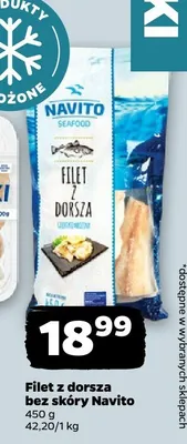 Filet z dorsza bez skóry Navito promocja w Netto