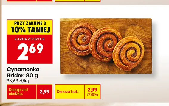 Cynamonka Bridor promocja w Biedronka