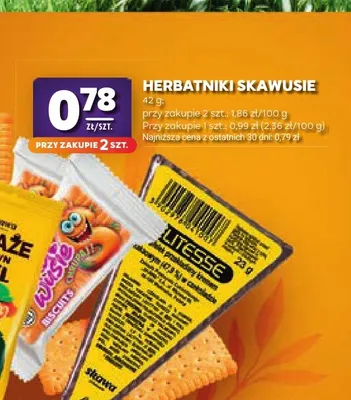 Herbatniki Skawa Skawusie promocja w Stokrotka