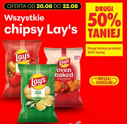 Chipsy Lay's Green Onion promocja w Biedronka