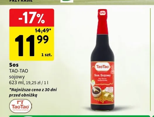 Sos sojowy Tao-Tao promocja w Intermarche
