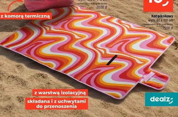 Koc piknikowy promocja w Dealz