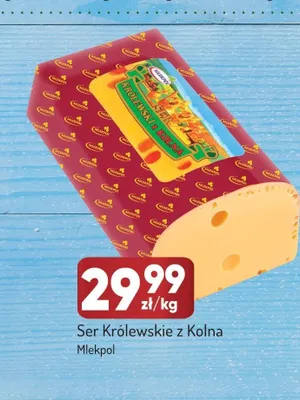 Ser żółty Królewskie z Kolna Mlekpol promocja w Avita