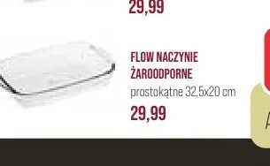 Prostokątne FLOW NACZYNIE ŻAROODPORNE 32,5x20cm promocja w Stokrotka