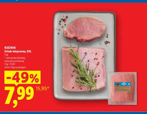 Schab wieprzowy XXL Rzeźnik promocja w Lidl