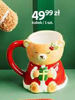 Kubek miś Santa's Factory promocja w Empik