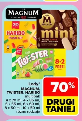 Lody multipak Magnum Mini promocja w Carrefour