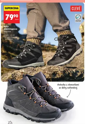 Buty trekkingowe męskie promocja w Biedronka