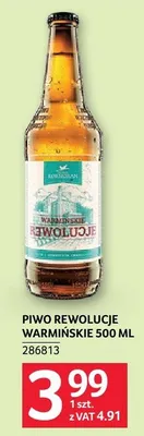 Piwo Rewolucje Warmińskie 500 ml promocja w Selgros