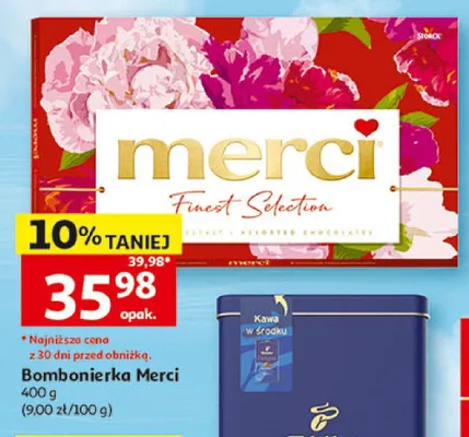 Bombonierka Merci promocja w Auchan