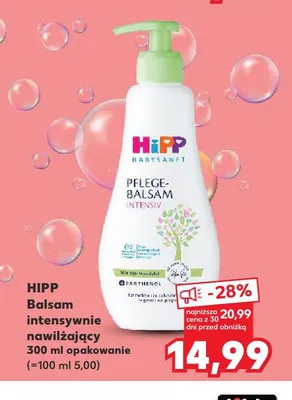 Balsam intensywnie nawilżający Hipp Babysanft promocja w Kaufland