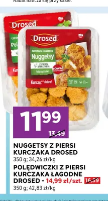 Nuggetsy z piersi kurczaka Drosed promocja w Stokrotka