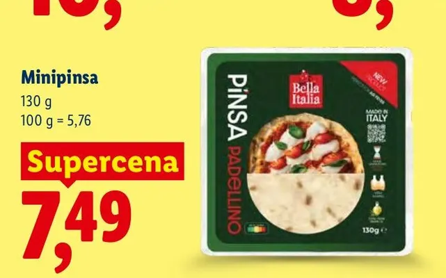 Minipinsa Bella Italia promocja w Lidl