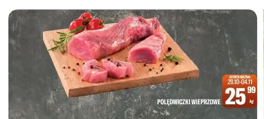 Polędwiczki wieprzowe promocja w Tomi Markt