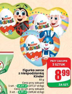 Figurka serce z niespodzianką promocja w Dino