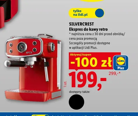 Ekspres do kawy retro Silvercrest promocja w Lidl