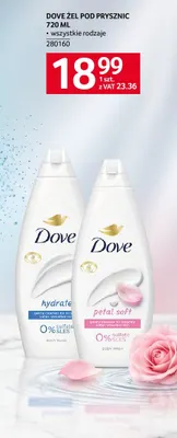 Żel pod prysznic Dove Hydrate promocja w Selgros