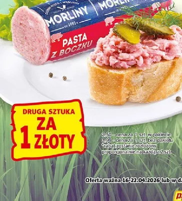 Pasta z boczku Morliny promocja w Prim Market