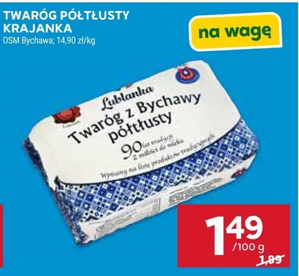 Twaróg półtłusty krajanka promocja w Stokrotka
