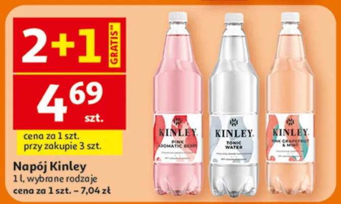 Napój Kinley 1 l promocja w Auchan