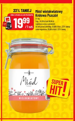Miód wielokwiatowy Królowa Pszczół promocja w POLOmarket