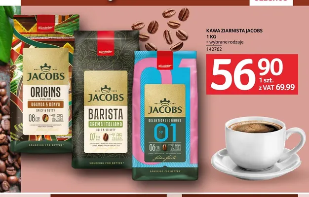 Kawa ziarnista Jacobs Origins Uganda & Kenya promocja w Selgros
