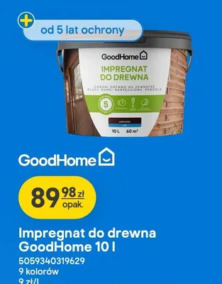 Impregnat do drewna GoodHome promocja w Castorama