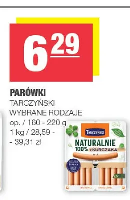 Parówki Tarczyński promocja w SPAR