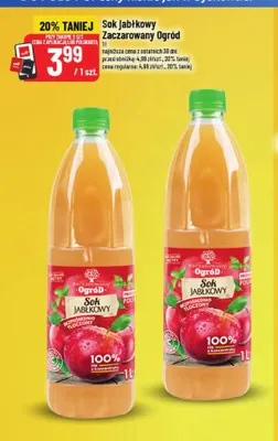 Sok jabłkowy bezpośrednio tłoczony Zaczarowany Ogród promocja w POLOmarket