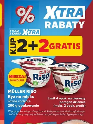 Ryż na mleku Müller Riso promocja w Kaufland