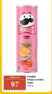 Chipsy Pringles o smaku kraba promocja w Biedronka