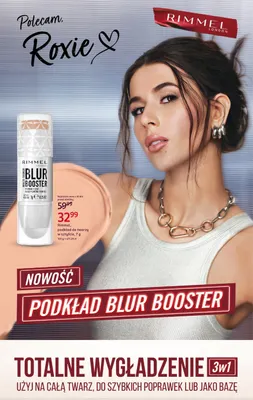 Podkład do twarzy w sztyfcie Blur Booster Rimmel promocja w Rossmann