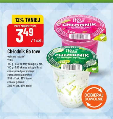 Chłodnik Go tove promocja w POLOmarket