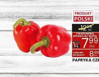 Papryka czerwona promocja w Wafelek
