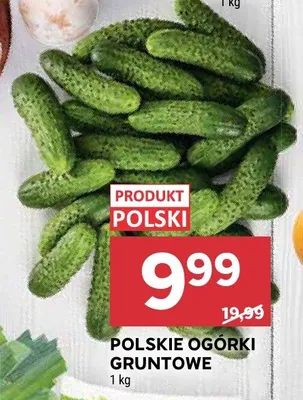 Ogórki gruntowe polskie promocja w Stokrotka