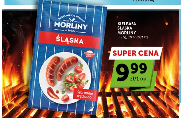 Kiełbasa śląska Morliny promocja w Euro Sklep