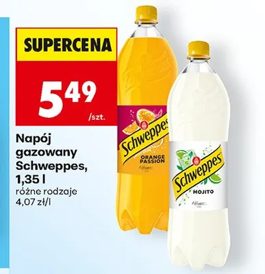 Napój gazowany Schweppes Orange Passion promocja w Biedronka