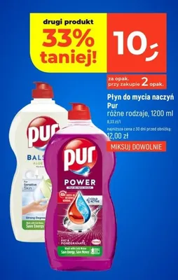 Płyn do mycia naczyń Pur promocja w Dealz