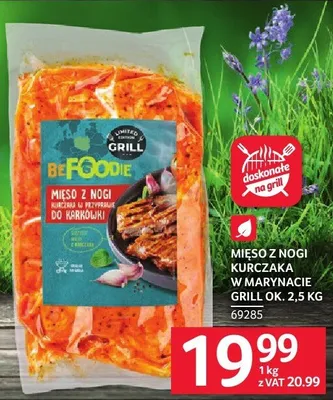 Mięso z nogi kurczaka w marynacie grill ok. 2.5 kg promocja w Selgros