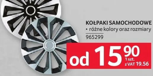 Kołpaki samochodowe różne kolory oraz rozmiary promocja w Selgros
