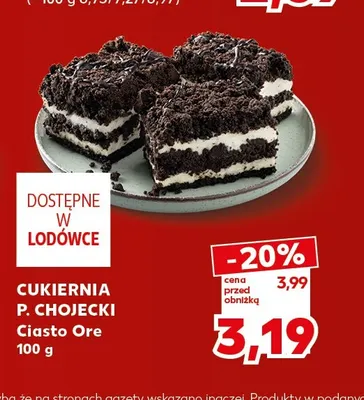 Ciasto Ore Cukiernia P. Chojecki promocja w Kaufland