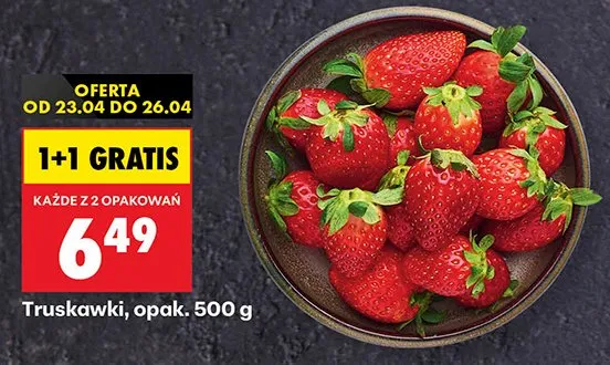 Truskawki promocja w Biedronka
