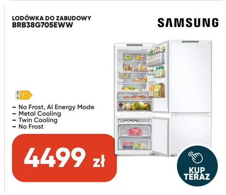 Lodówka do zabudowy Samsung promocja w Max Elektro