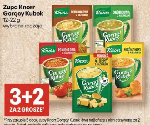 Zupa Gorący Kubek wybrane rodzaje promocja w Delikatesy Centrum