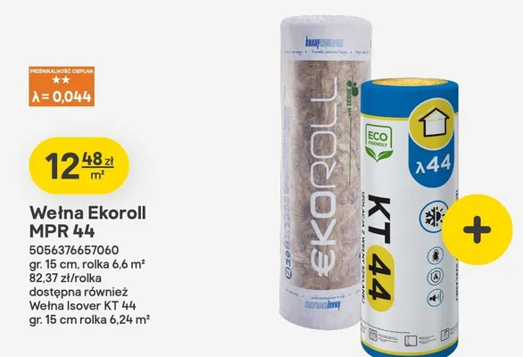 Wełna Ekoroll MPR 44 promocja w Castorama