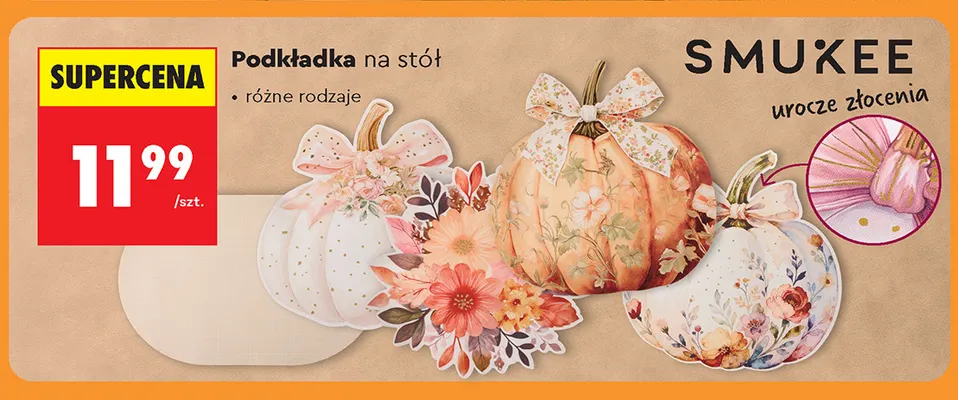 Podkładka na stół Smukee promocja w Biedronka