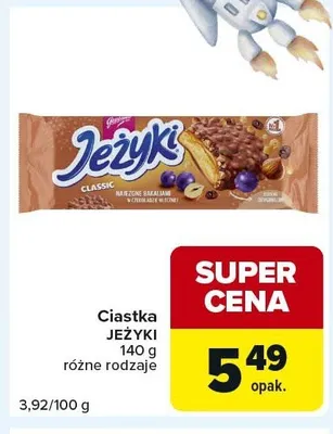 Ciastka JEŻYKI promocja w Carrefour Express
